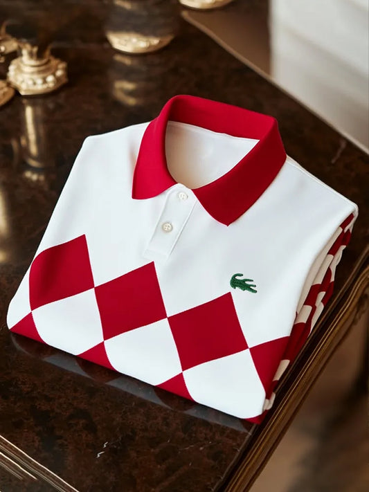 Ανδρικά Vintage διακοπές επιχειρήσεων Καθαρή πόλο πουκάμιση