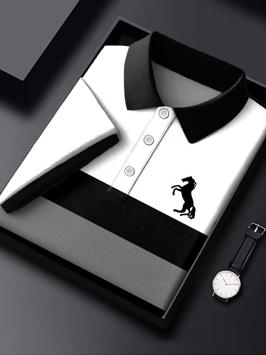 Ανδρική μόδα περιστασιακή επιχείρηση Πόλο πουκάμιση