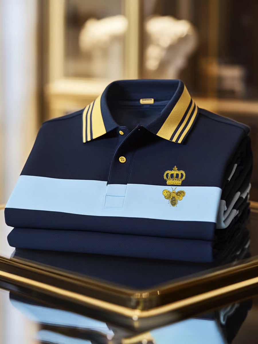 Ανδρικά Vintage διακοπές επιχειρήσεων Καθαρή πόλο πουκάμιση