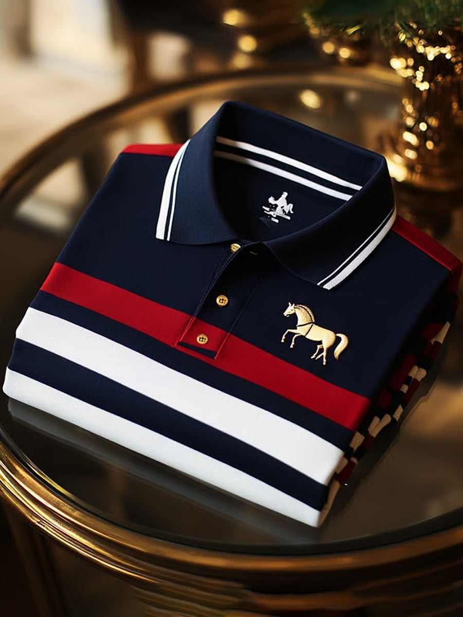 Ανδρικά Vintage διακοπές επιχειρήσεων Καθαρή πόλο πουκάμιση