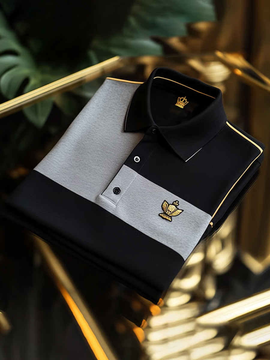 Ανδρικά Vintage διακοπές επιχειρήσεων Καθαρή πόλο πουκάμιση