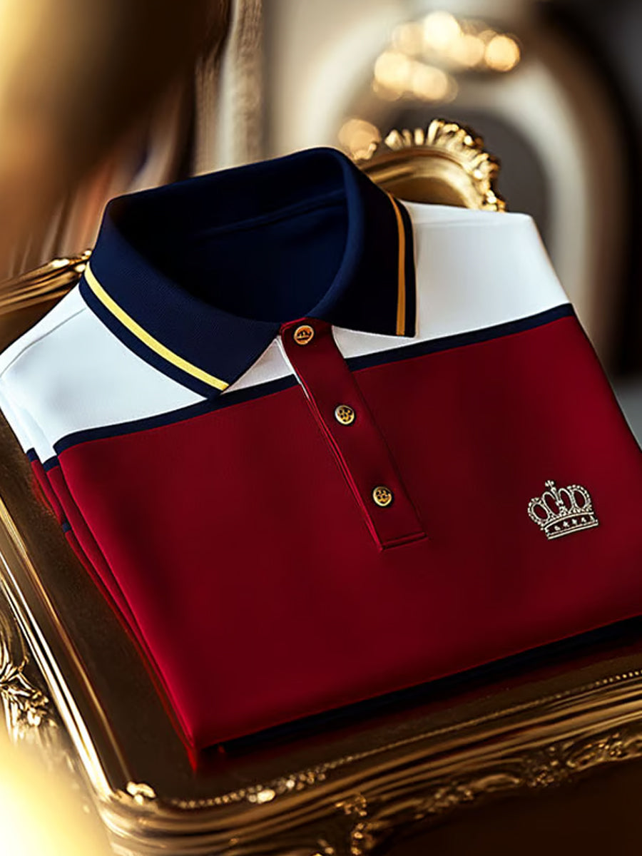 Ανδρικά Vintage διακοπές επιχειρήσεων Καθαρή πόλο πουκάμιση