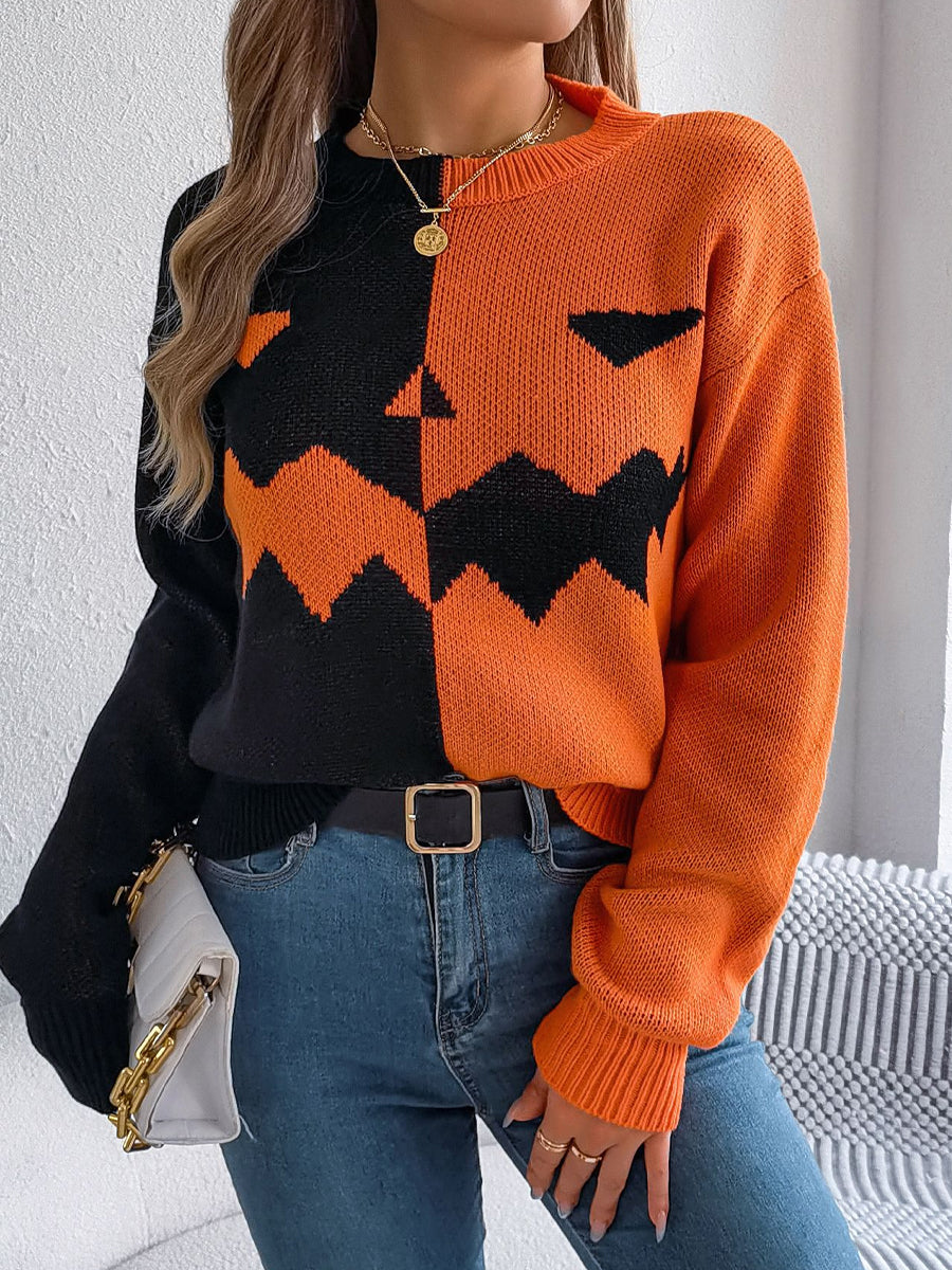 Γυναικείο περιεχόμενο Halloween Casual πουλόβερ Χαλογουίν