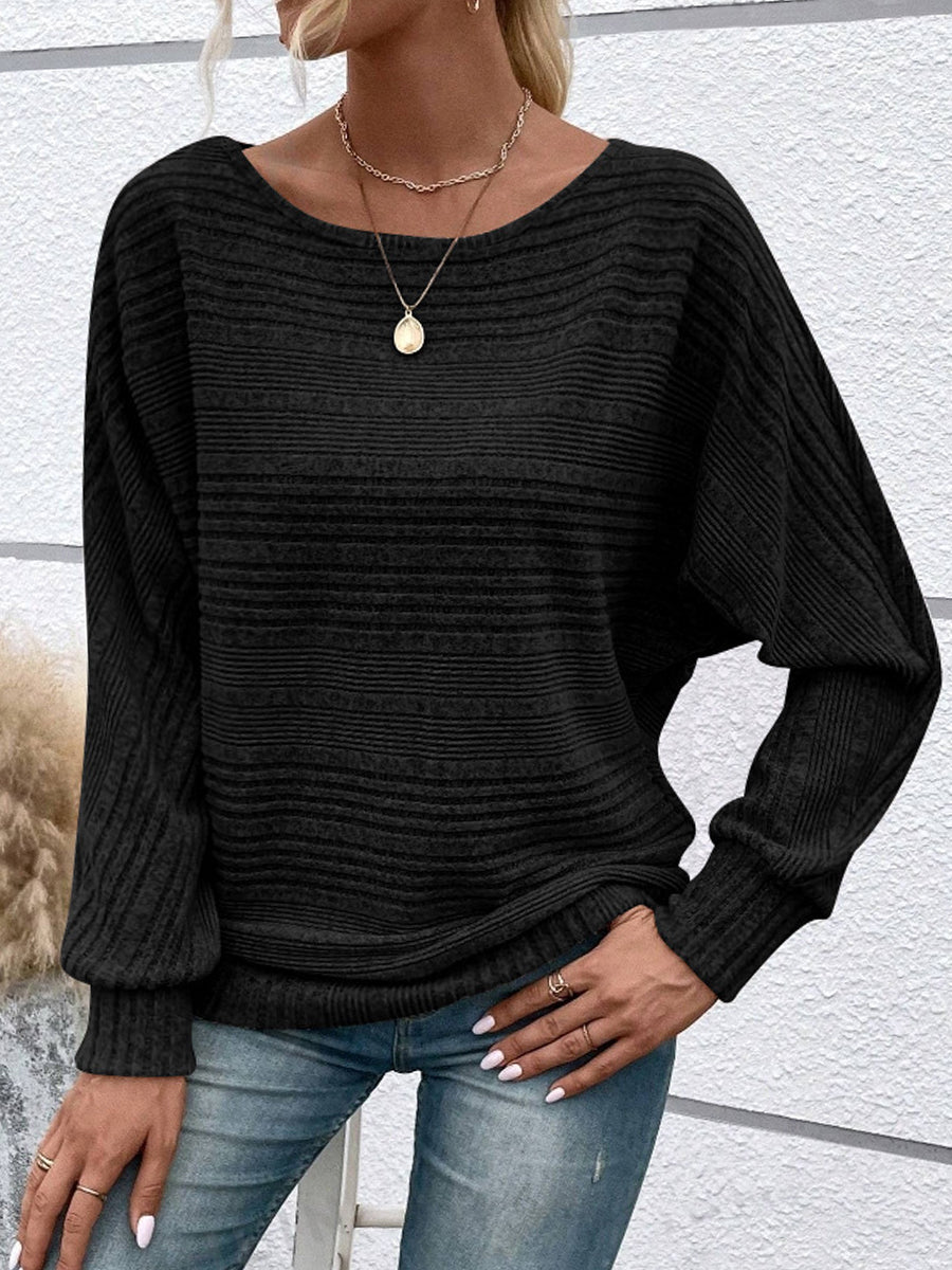 Γυναικείο Vintage-Style χαλαρωμένο-έτοιμο πλέξιμο πουλόβερς