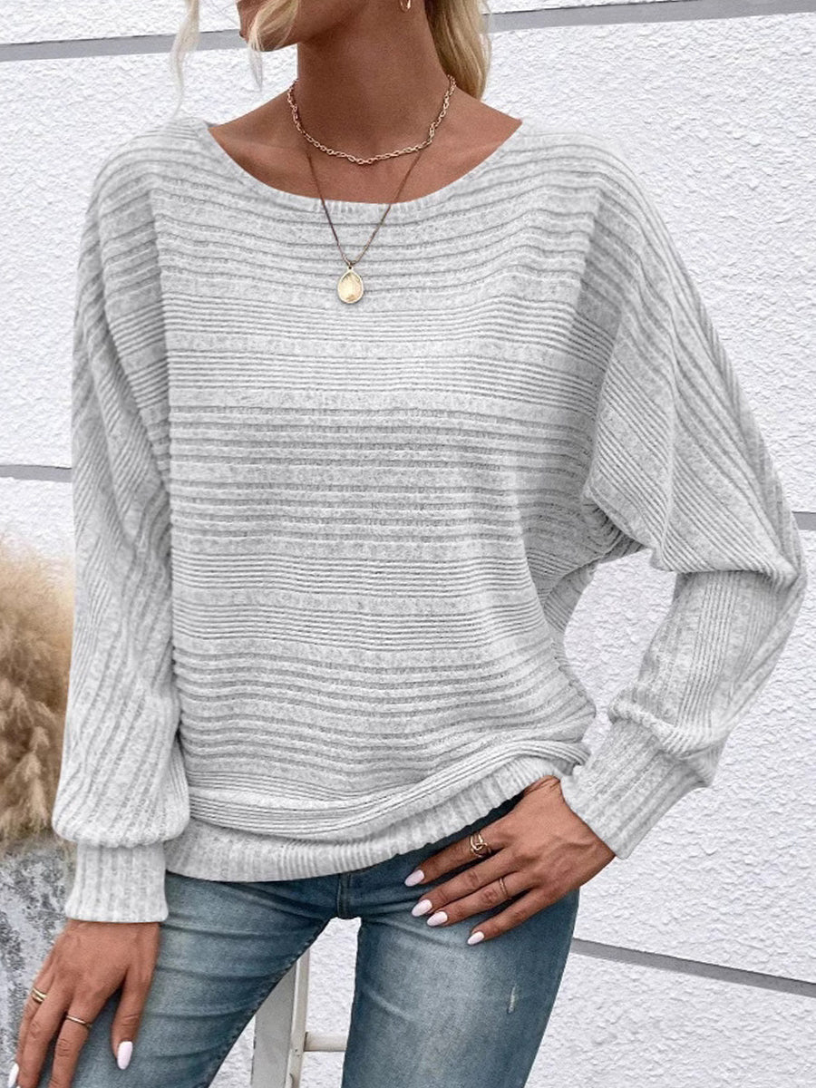 Γυναικείο Vintage-Style χαλαρωμένο-έτοιμο πλέξιμο πουλόβερς