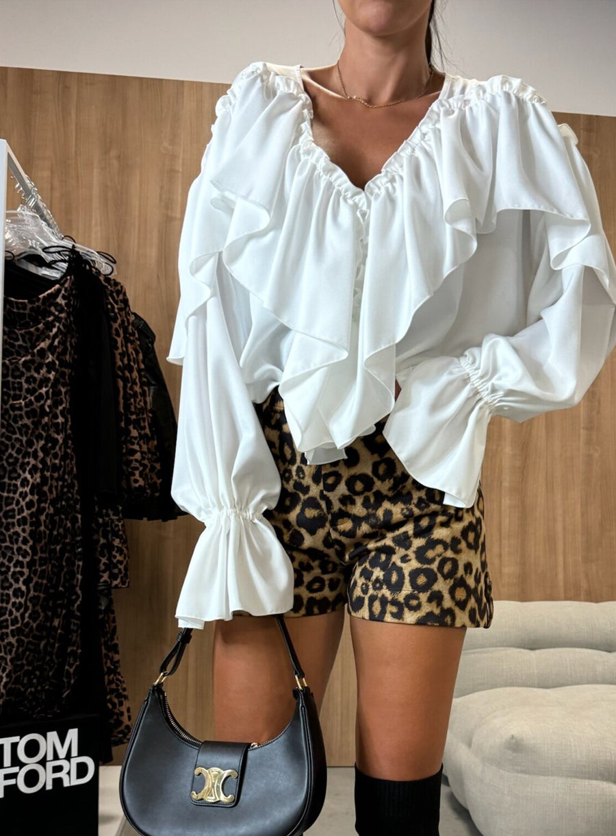 Γυναικείο στερεό χρώμα σχέδιο μόδας μακριά μανίκι πουκάμιση