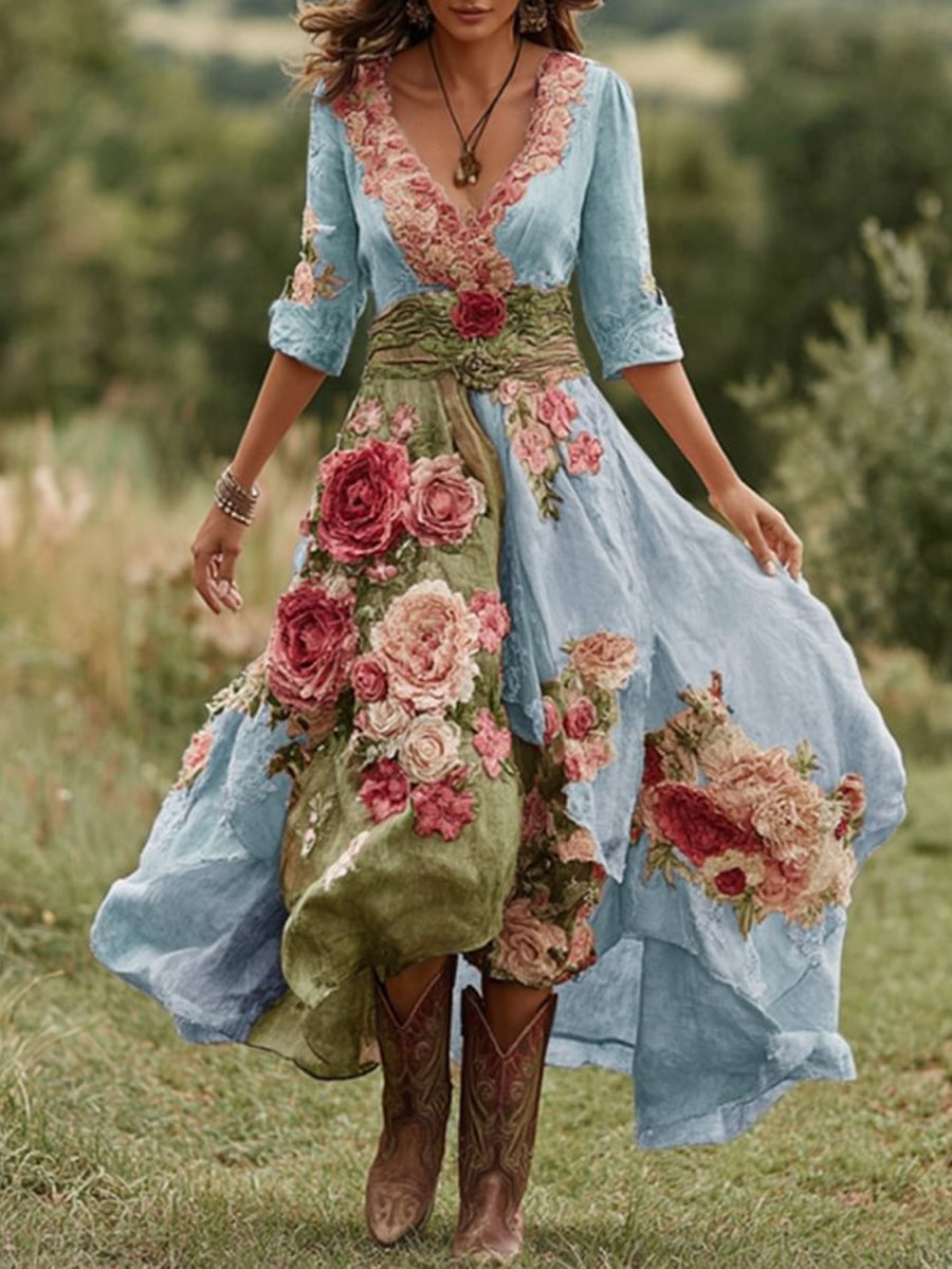 Γυναικεία άνεση ανθρωπίνης άνεση Midi φόρεμα