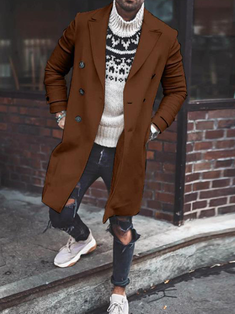 Ανδρικά ρετρο επιχειρηματικό στυλ Cardigan Jacket