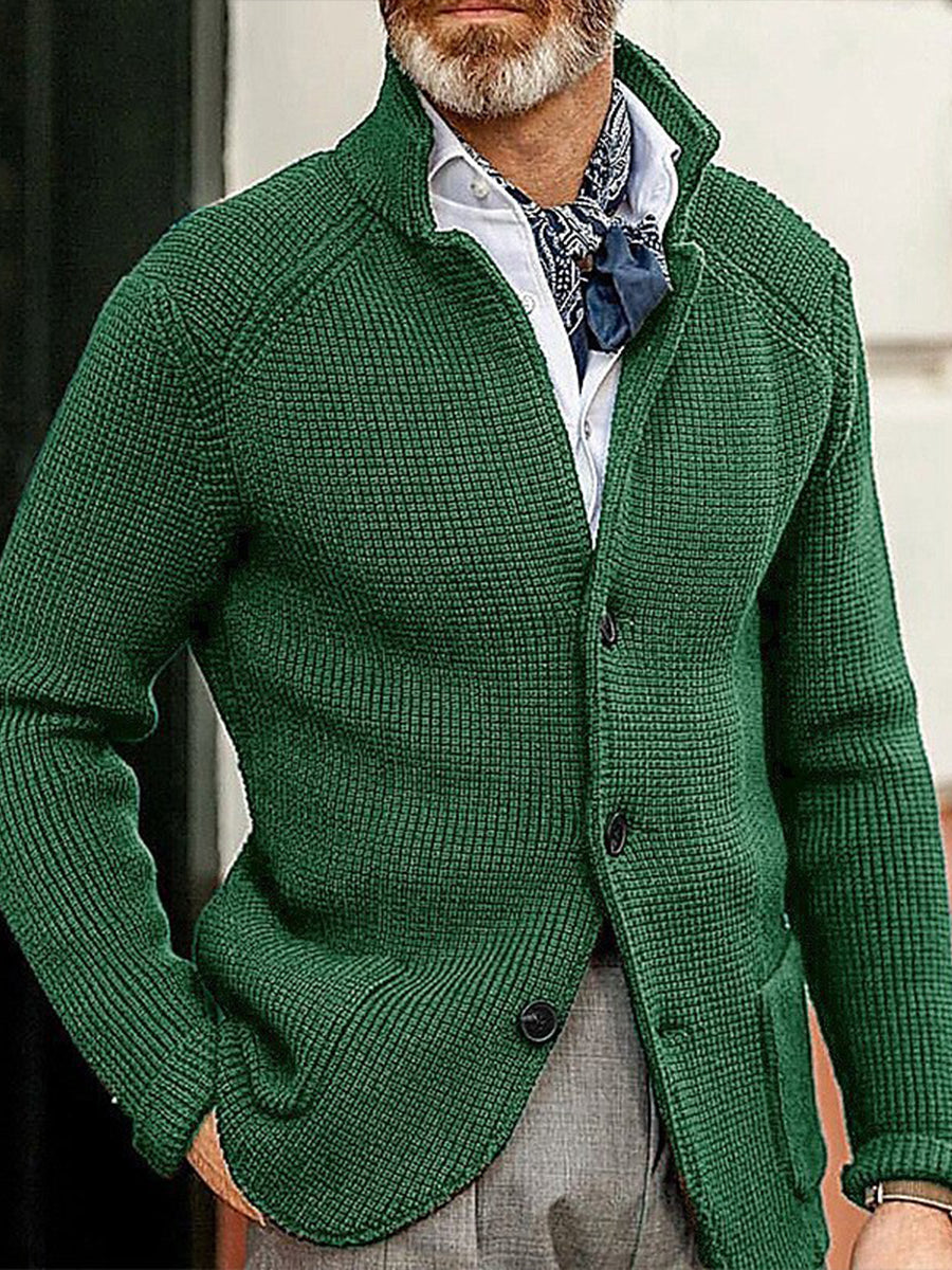 Ανδρικά ρετρο επιχειρηματικό στυλ Cardigan Jacket