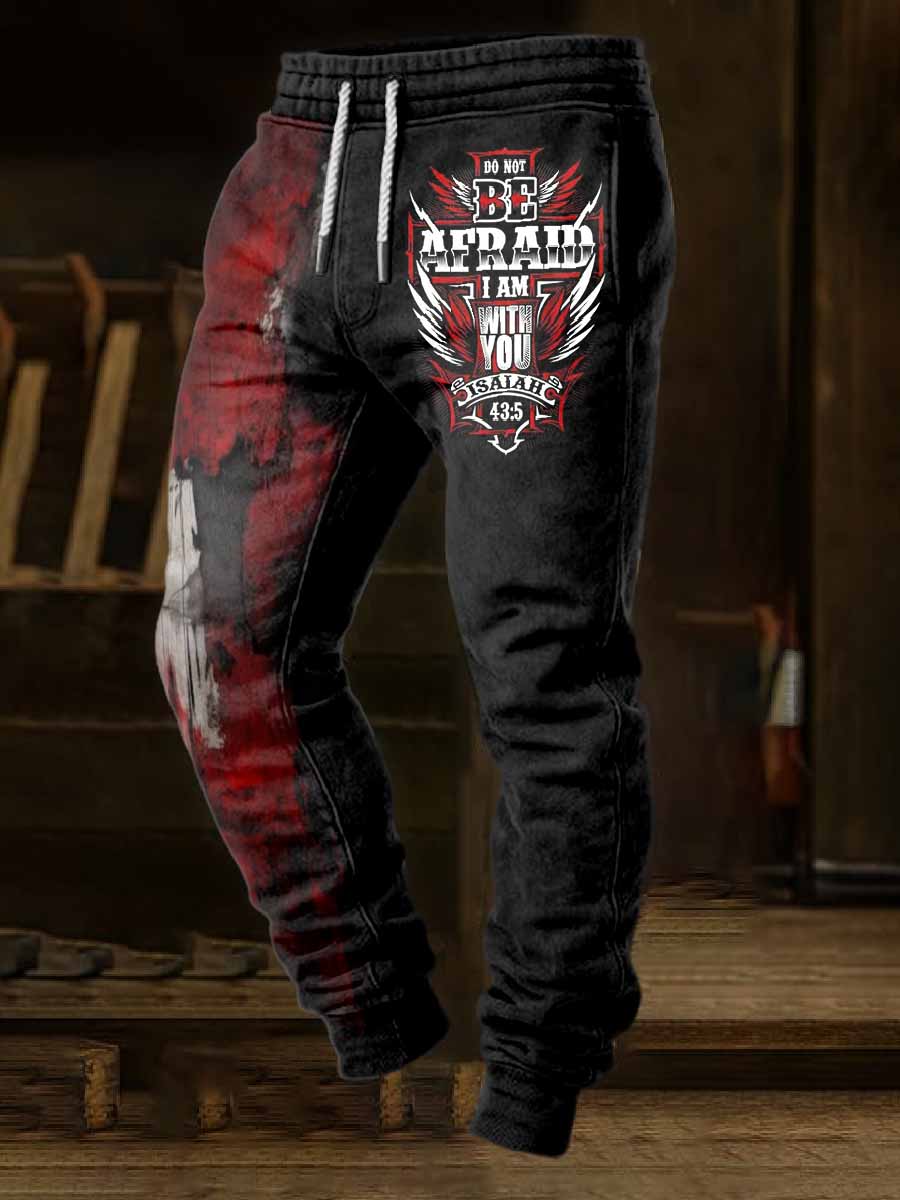 Ανδρική Πίστη Εκτύπωση Καθαρό παντελόνι