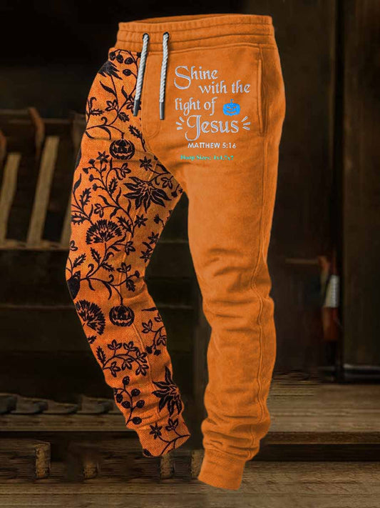 Ανδρική Πίστη Εκτύπωση Καθαρό παντελόνι