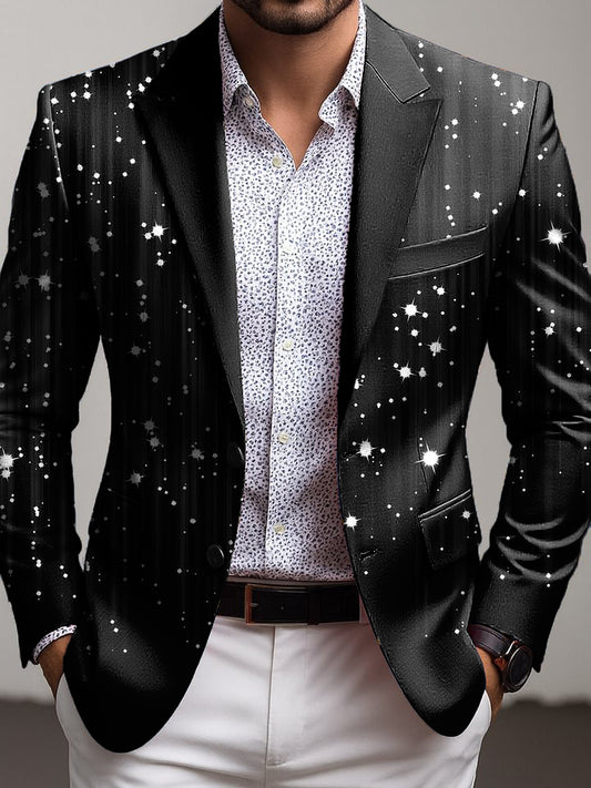 Ανδρικά Vintage λαμπερή διαβάθμιση επιχειρηματικό κόμμα σακάκι κοστούμιο