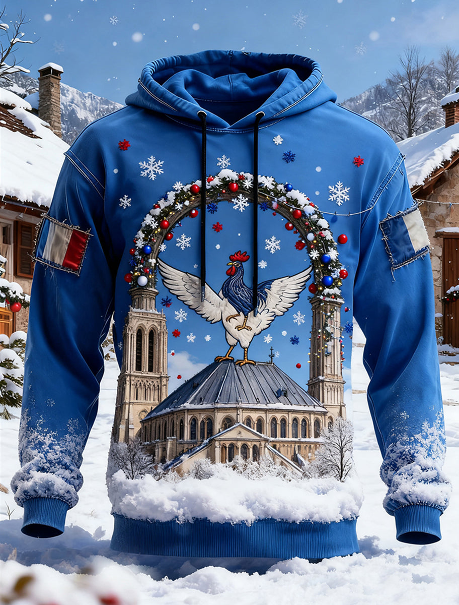 Ανδρική γαλλική σημαία Ricard Καθαρή κουκούλα.