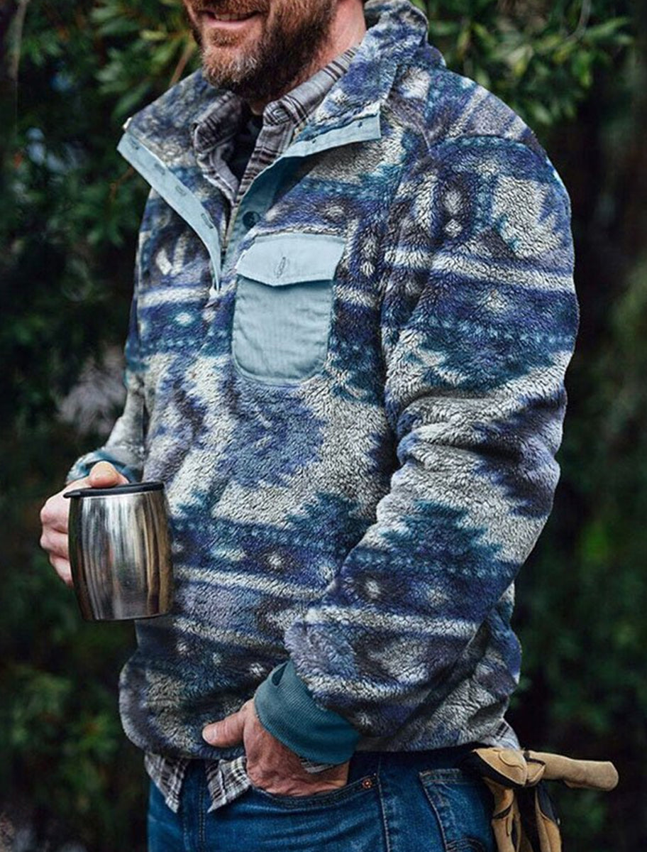 Ανδρική τέχνη εκτύπωση περιστασιακό κορυφαίο