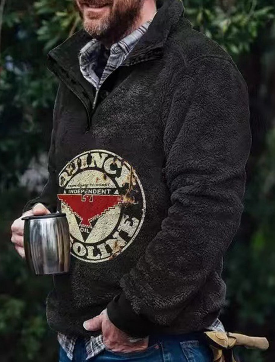 Ανδρική τέχνη εκτύπωση περιστασιακό κορυφαίο