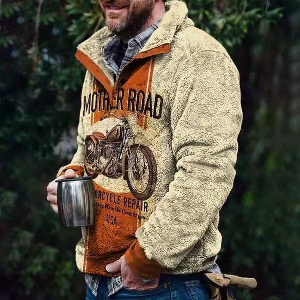 Ανδρική τέχνη εκτύπωση περιστασιακό κορυφαίο