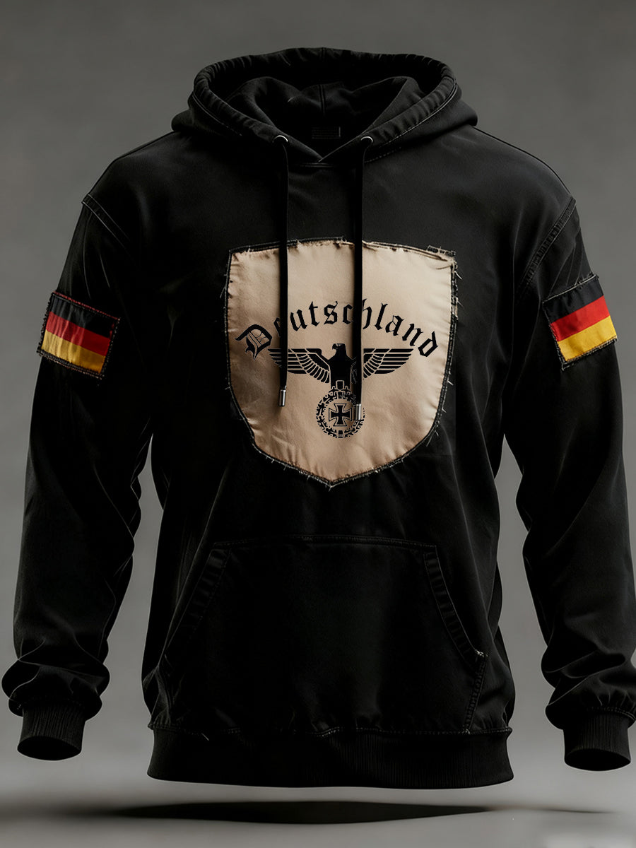 Ανδρικά Vintage γερμανική σημαία τέχνη εκτύπωση