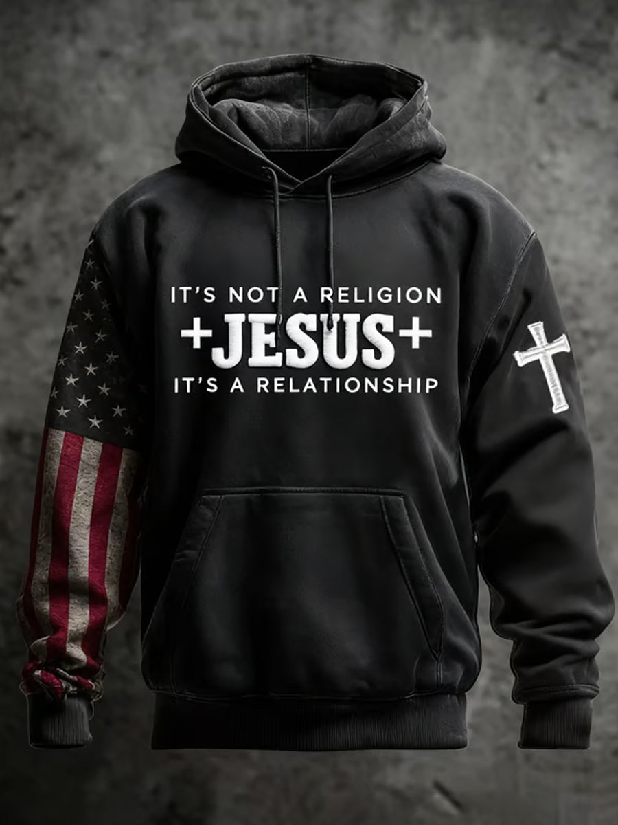 Ανδρική πίστη ασθενή κουκούλα.