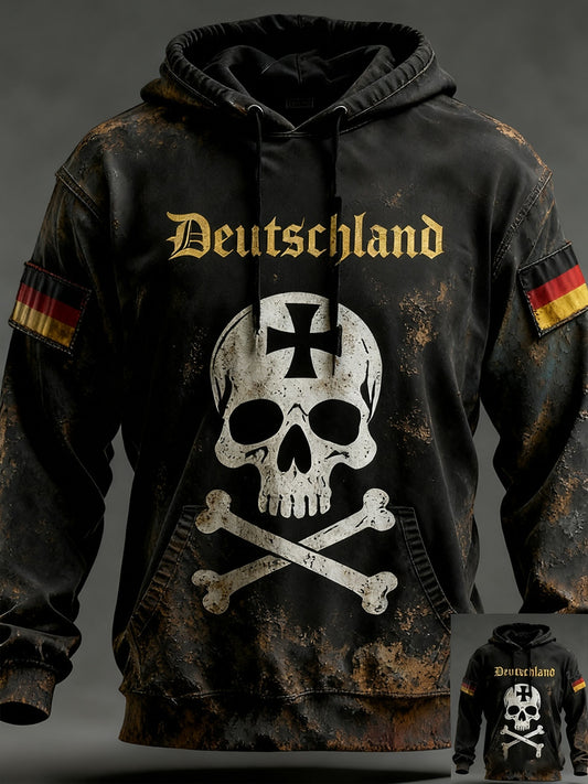 Ανδρικά Vintage γερμανική σημαία τέχνη εκτύπωση