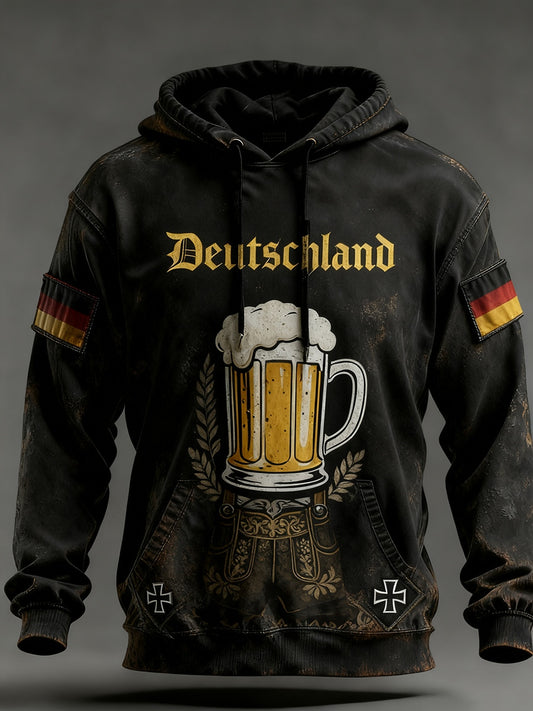 Ανδρικά Vintage γερμανική σημαία τέχνη εκτύπωση