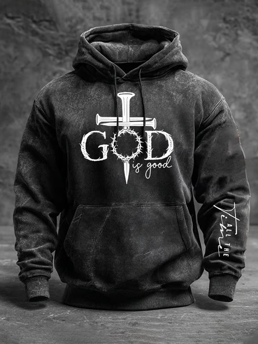 Ανδρική τέχνη Πίστη ασθενή κουκούλα.