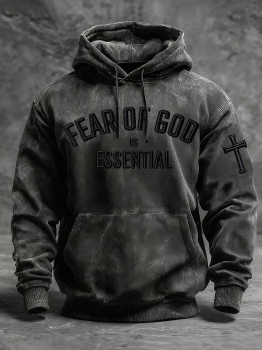 Ανδρική τέχνη Πίστη ασθενή κουκούλα.