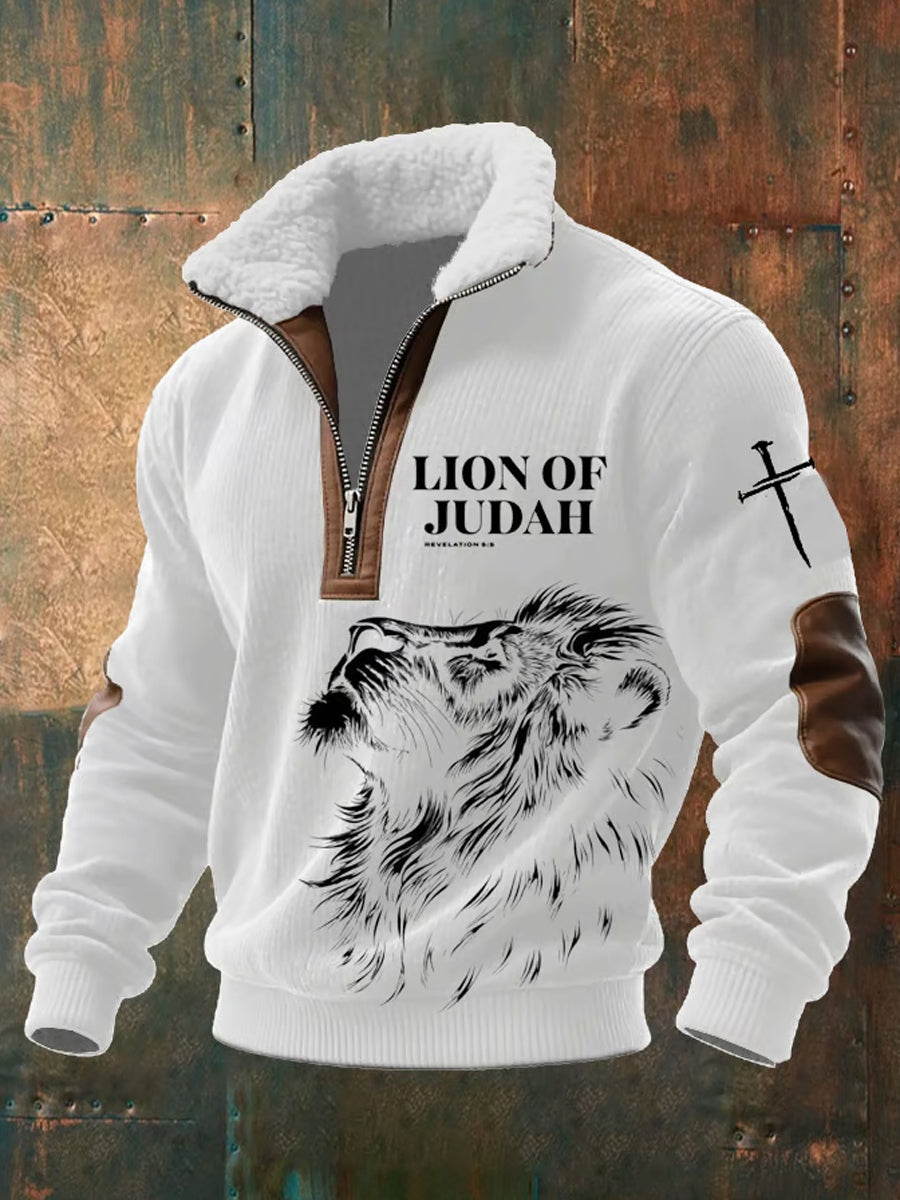 Ανδρική τέχνη Πίστη Casual γούνινο κολάρο