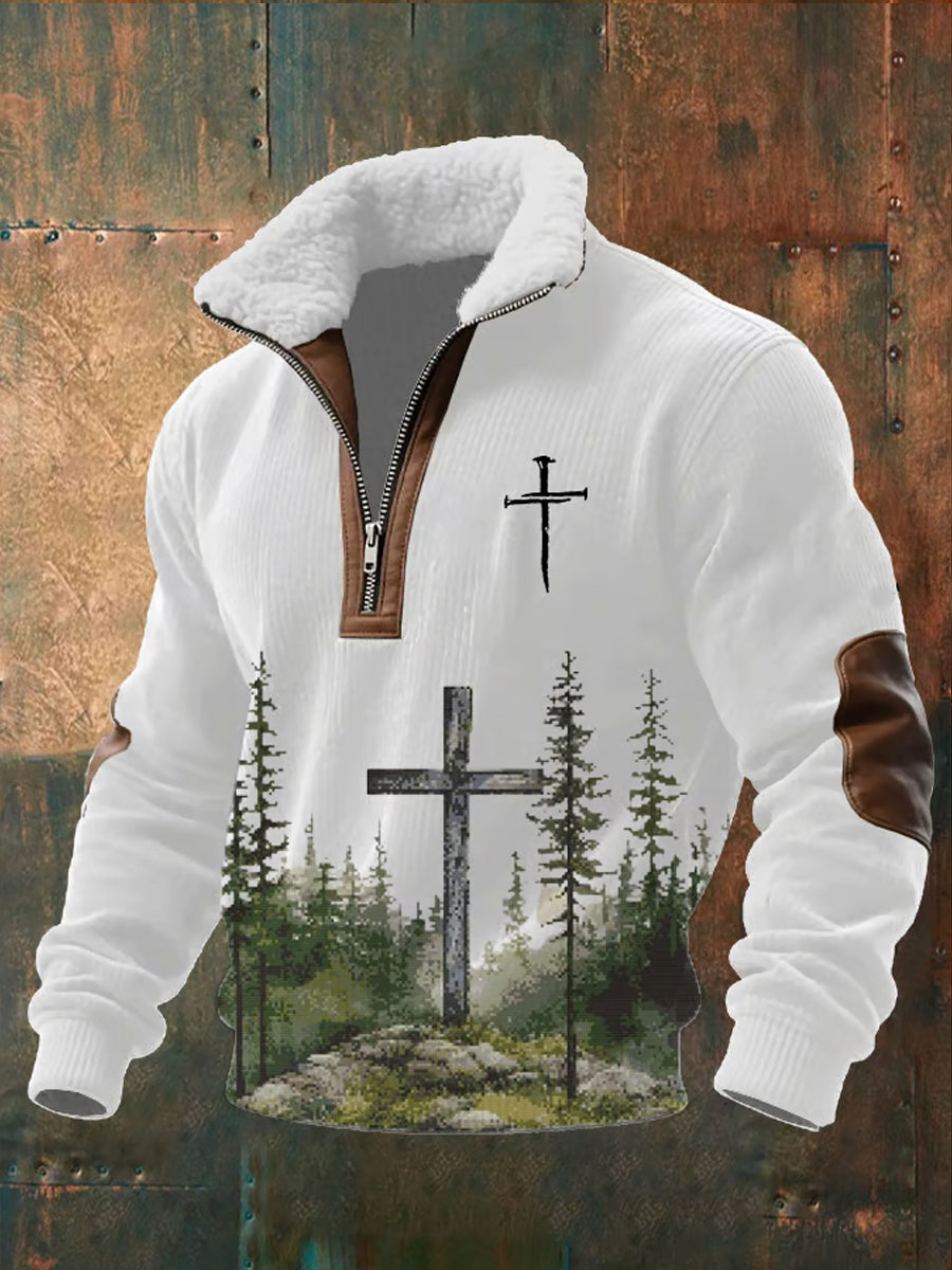 Ανδρική τέχνη Πίστη Casual γούνινο κολάρο