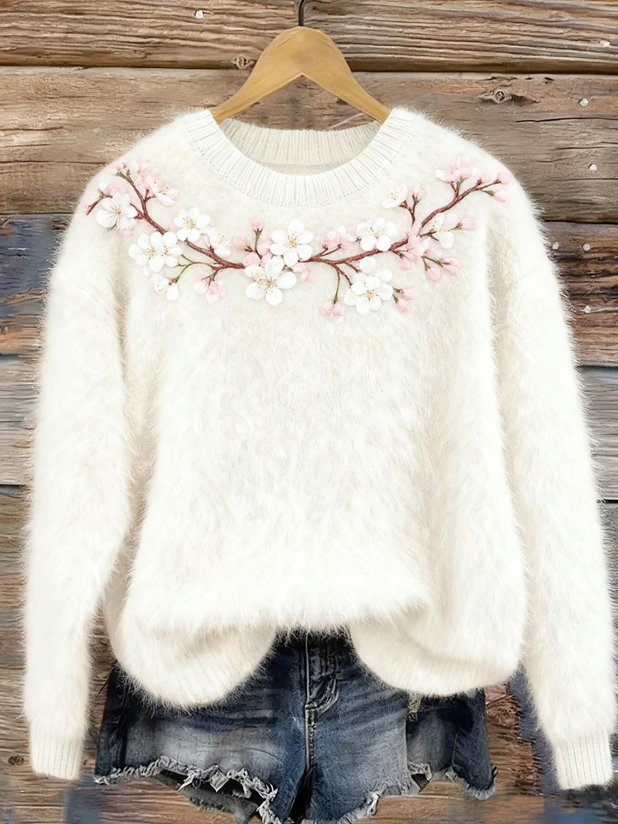 Γυναικών Retro Χριστουγεννιάτικη τέχνη Εκτύπωση άνετο Φλανέλ Φλαντούκι