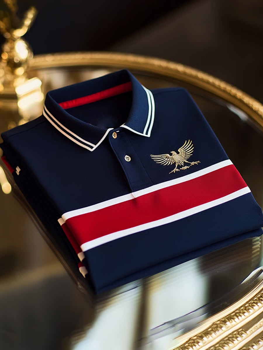 Ανδρικά Vintage διακοπές επιχειρήσεων Καθαρή πόλο πουκάμιση