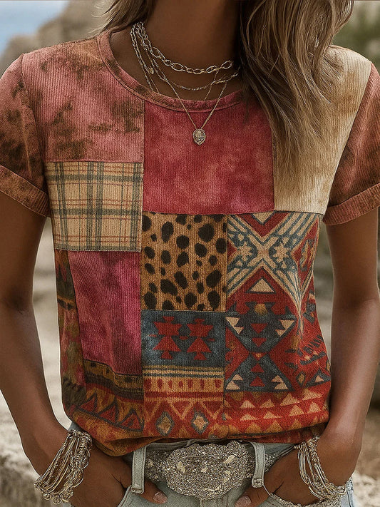 Γυναικείο καρκίνο του μαστού ζώο εκτύπωση βαμβάκι T-Shirt