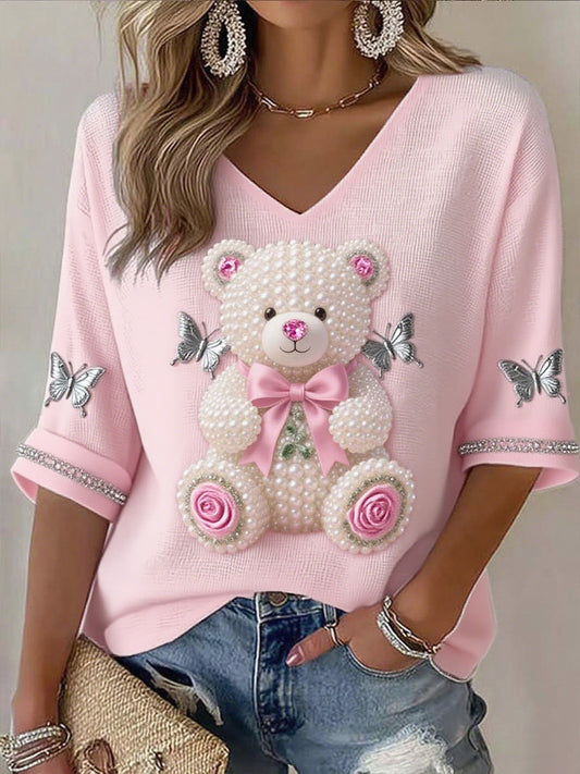 Γυναικείο καρκίνο του μαστού κορδέλα εκτύπωση βαμβάκι κορυφαίο