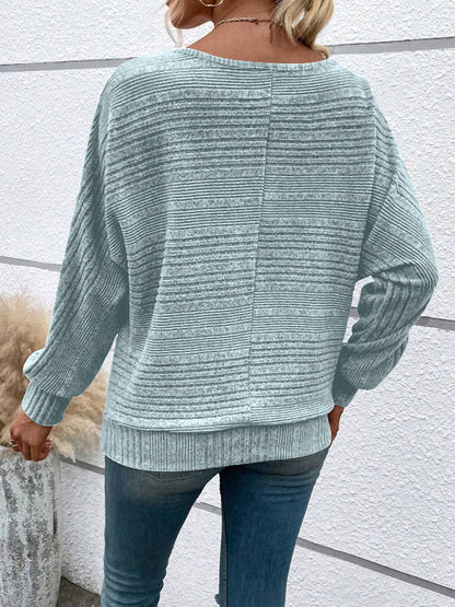 Γυναικείο Vintage-Style χαλαρωμένο-έτοιμο πλέξιμο πουλόβερς