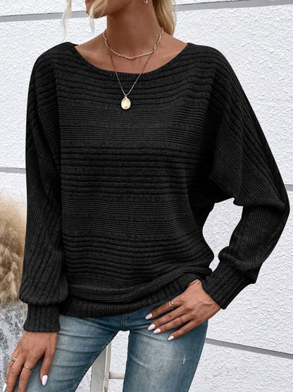 Γυναικείο Vintage-Style χαλαρωμένο-έτοιμο πλέξιμο πουλόβερς