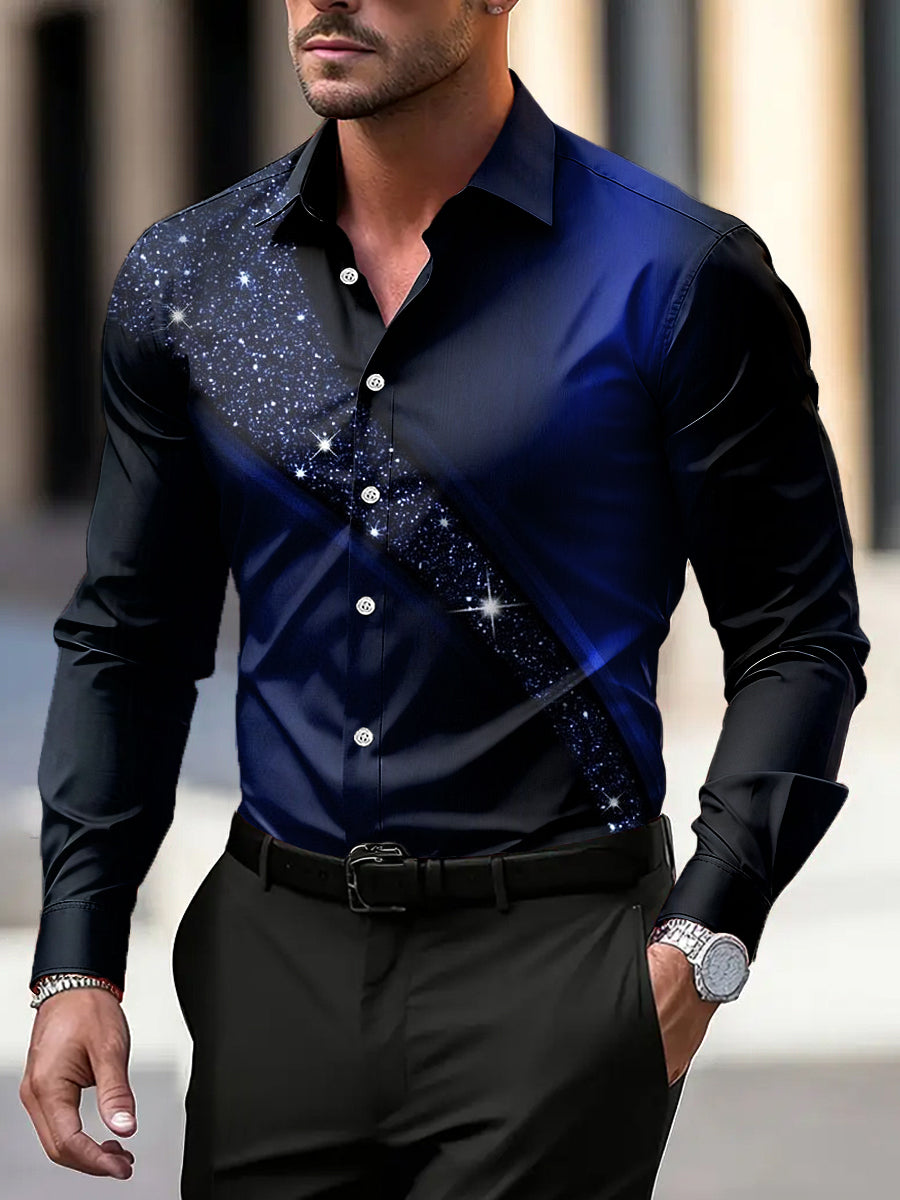 Ανδρικά Vintage υφή τέχνης υφή επαγγελματική περιττή πουκάμιση