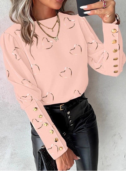 Γυναικεία Retro περιστασιακή άνεση κορυφαίο