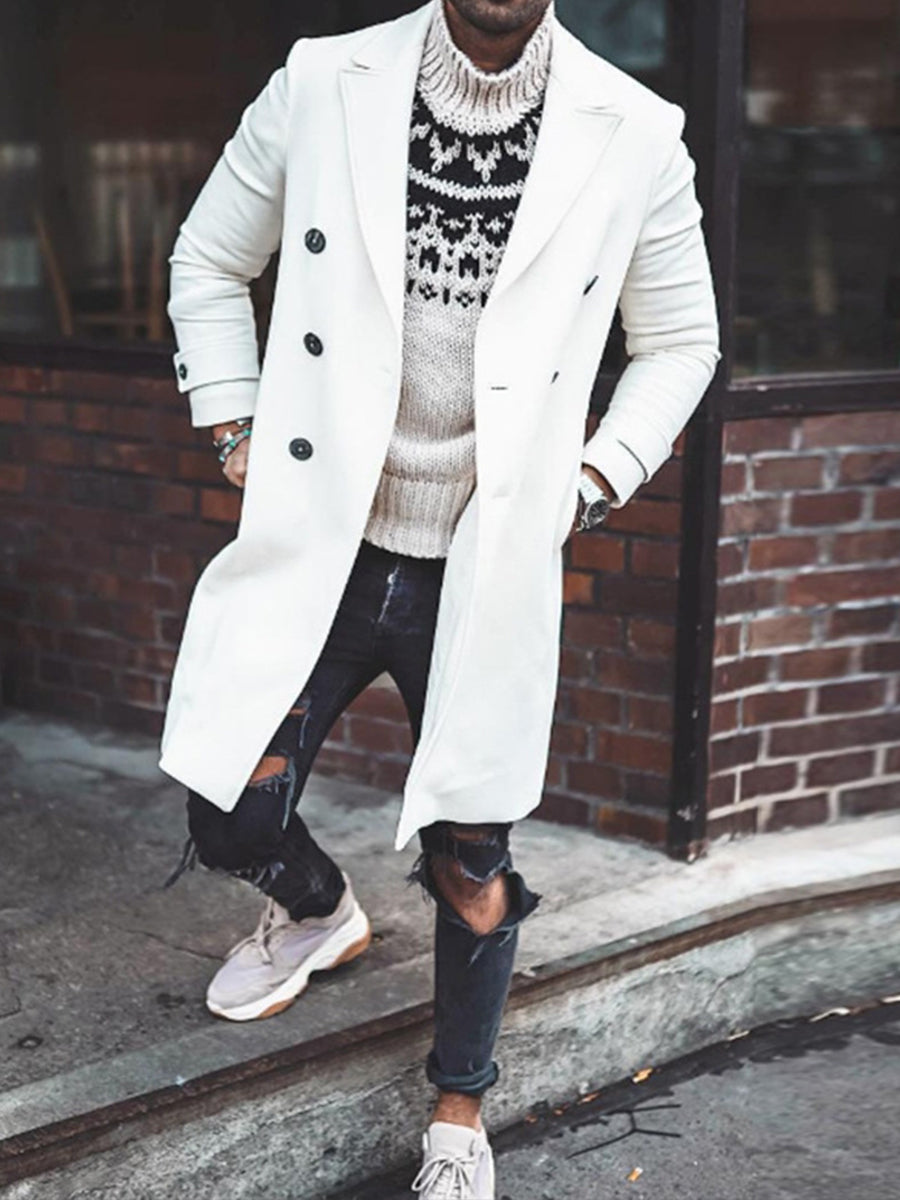 Ανδρικά ρετρο επιχειρηματικό στυλ Cardigan Jacket