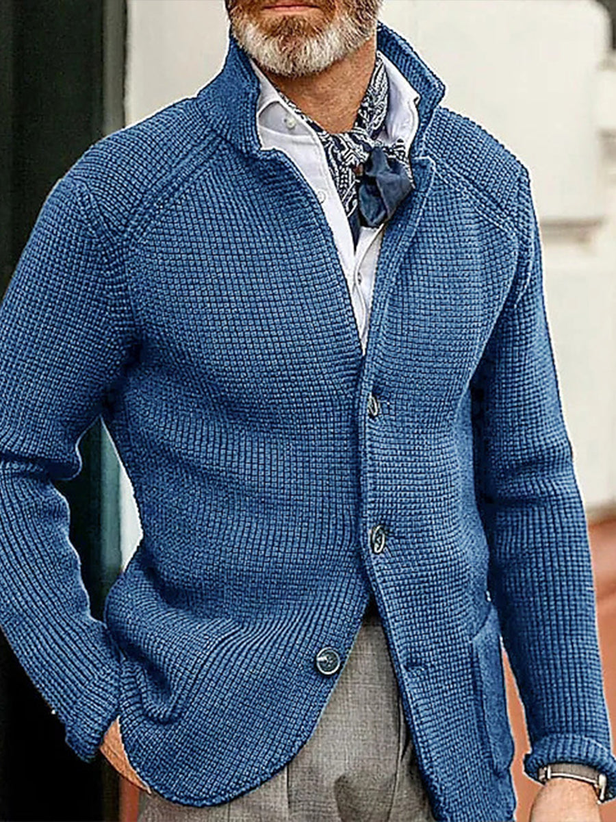 Ανδρικά ρετρο επιχειρηματικό στυλ Cardigan Jacket