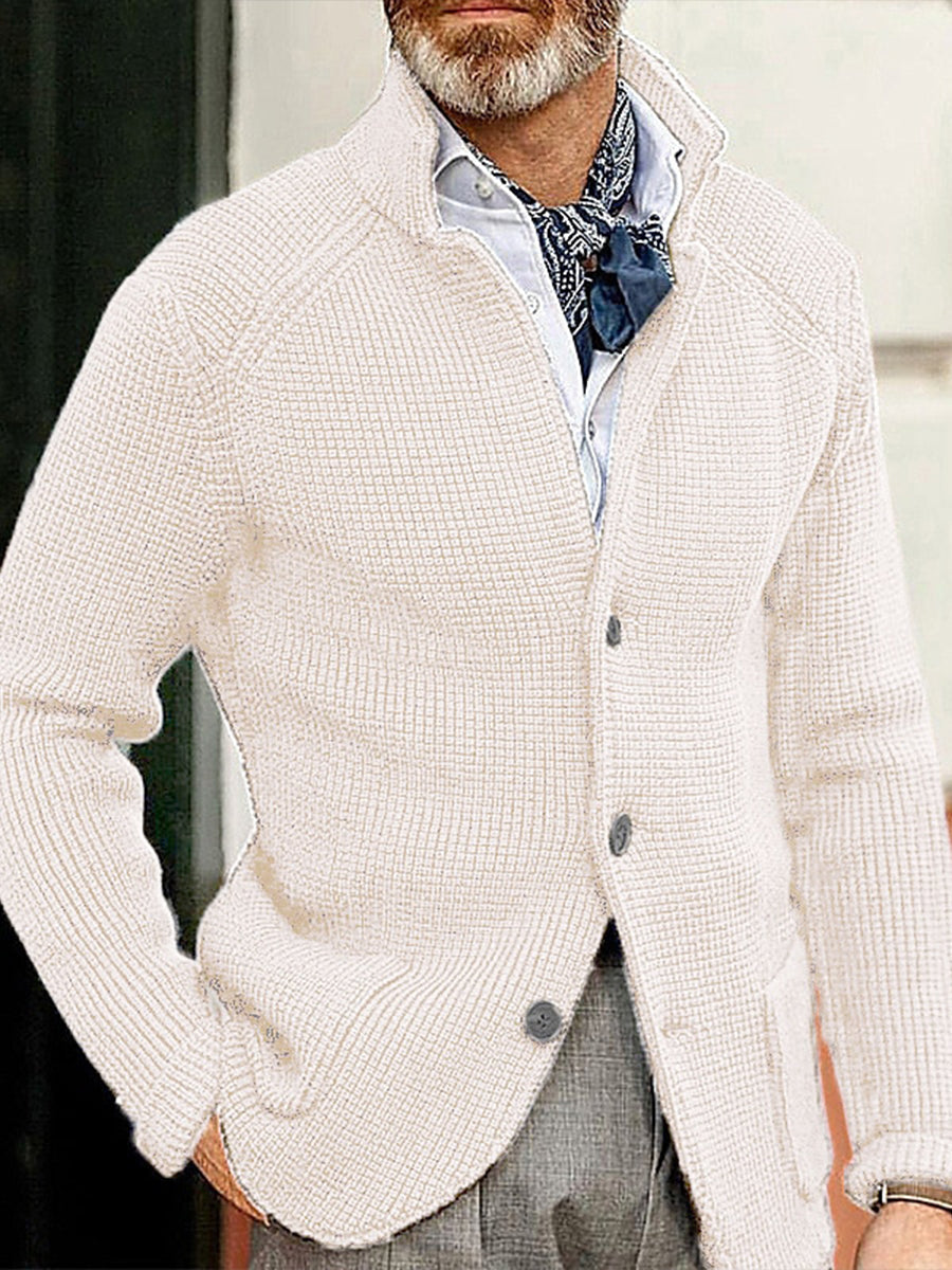 Ανδρικά ρετρο επιχειρηματικό στυλ Cardigan Jacket