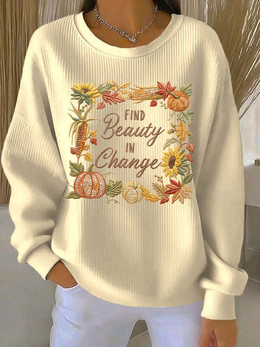 Γυναικεία ημέρα Ευχαριστιών κολοκύθα συγκομιδή περιστασιακό πολλοβομάρα