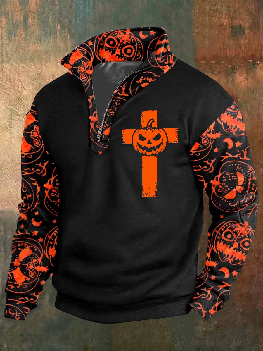 Ανδρική Halloween Πίστη Εκτύπωση περιστασιακή Πόλο πουκάμιση