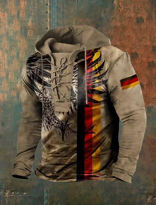 Ανδρική τέχνη εκτύπωση περιστασιακό κορυφαίο