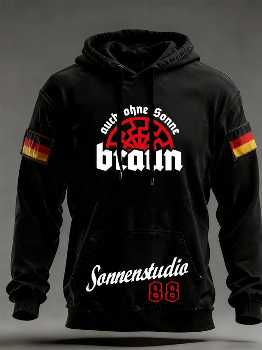 Ανδρικά Vintage γερμανική σημαία τέχνη εκτύπωση