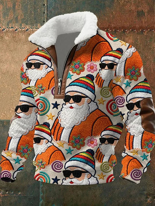 Ανδρικά Vintage Χριστουγεννιάτικη τέχνη περιστασιακή μούστου