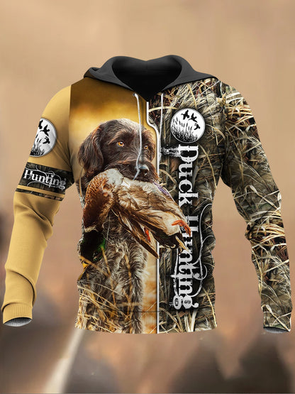 Ανδρικά Retro Τυπωμένα Καθαρό Φούτερ μπλούζα