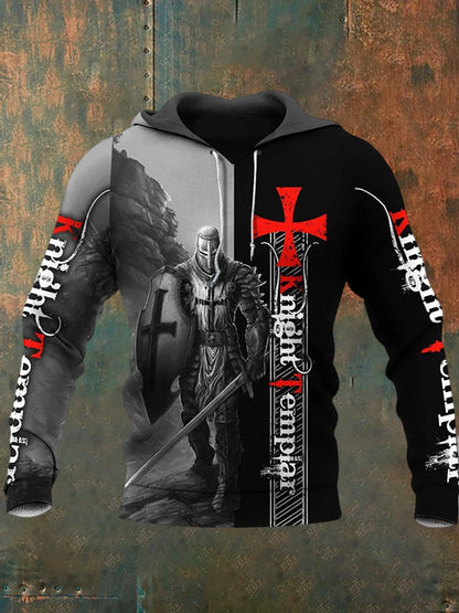 Ανδρικά Retro Τυπωμένα Καθαρό Φούτερ μπλούζα