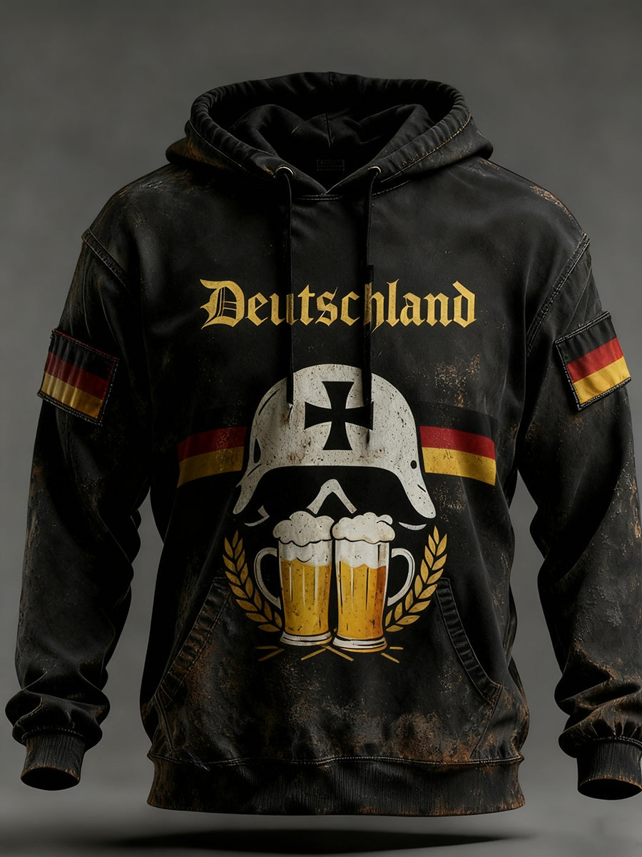 Ανδρικά Vintage γερμανική σημαία τέχνη εκτύπωση