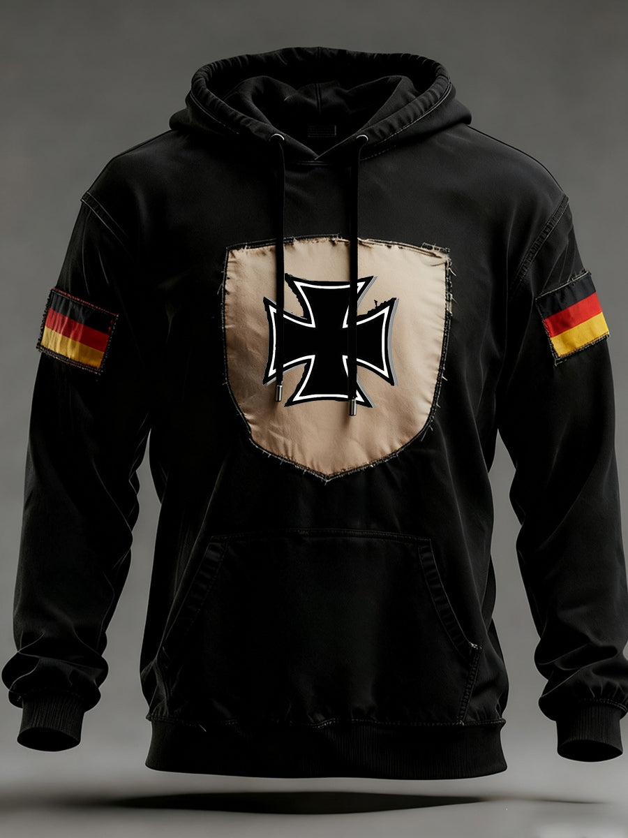 Ανδρικά Vintage γερμανική σημαία τέχνη εκτύπωση