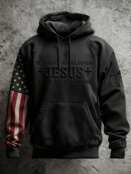 Ανδρική πίστη ασθενή κουκούλα.