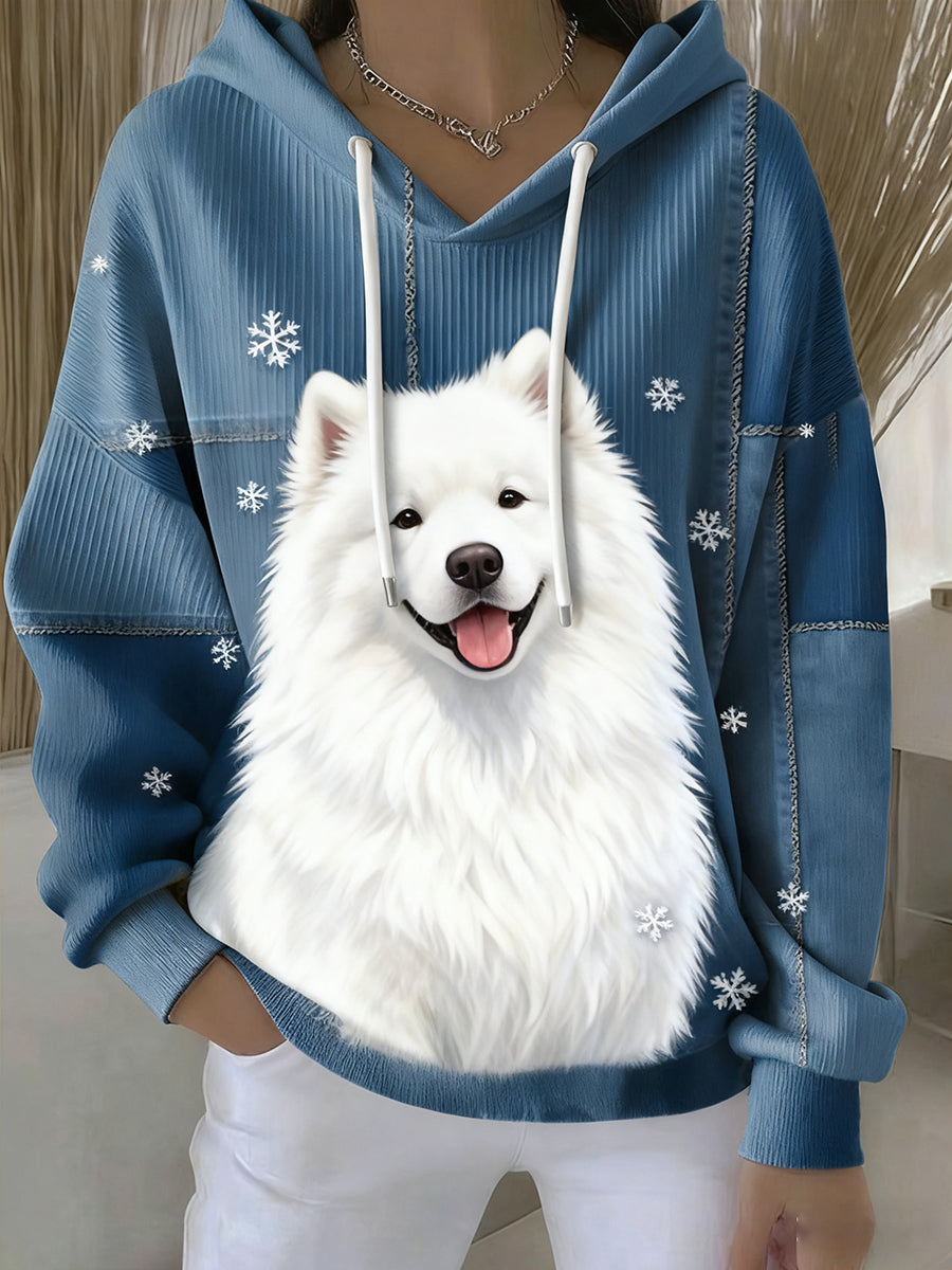 Γυναικείο Vintage ζώα Τέχνη Εκτύπωση περιστασιακό Retro Hoodie